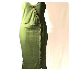 Olive Green Dress